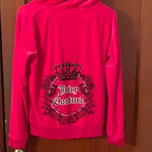 Juicy Couture Velour Zip Up Track Jacket